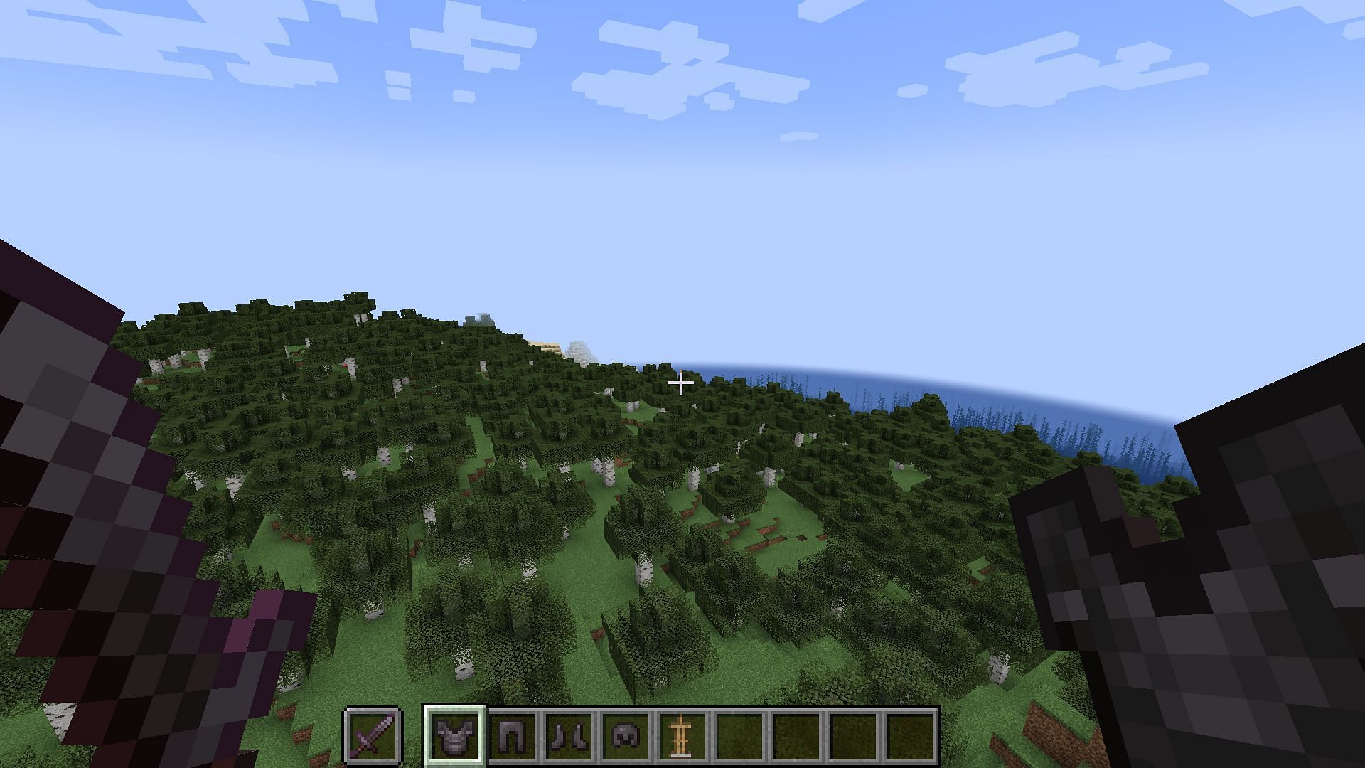 Being able to fly and kill almost any mob is fun (Image via Mojang Studios)