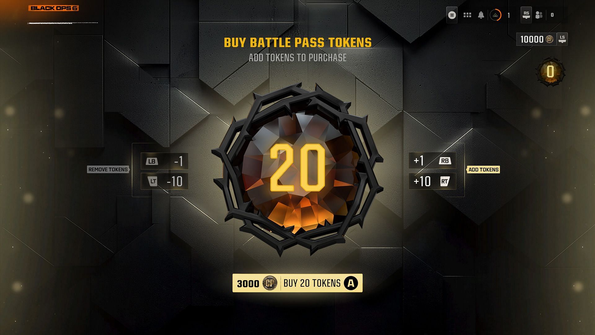 Battle Pass Tokens are needed to unlock Tiers (Image via Activision)