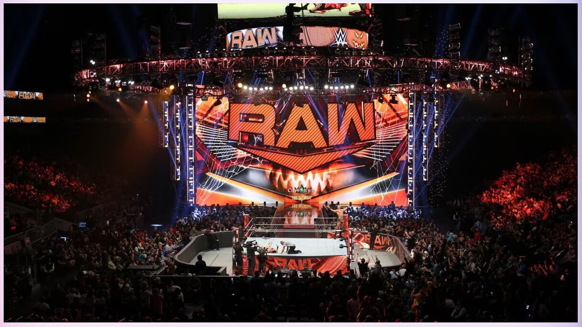 WWE RAW this week was taped from the Mohammed Abdo Arena in Riyadh, Saudi Arabia [Image credits: wwe.com]