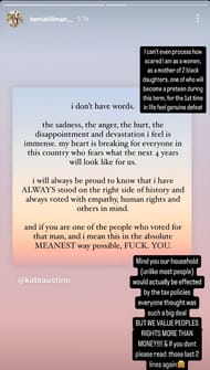 Tamia Tillman's IG story