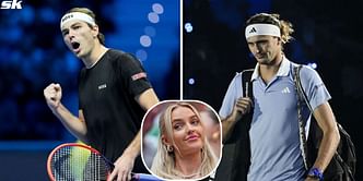 Taylor Fritz's girlfriend Morgan Riddle revels in American beating Alexander Zverev to reach ATP Finals final