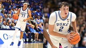 Kentucky guard Kerr Kriisa sarcastically crowns Cooper Flagg as NBA’s No. 1 pick ahead of Duke matchup