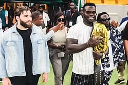 WATCH: 'Reug Reug' presents his gold as Senegal’s guest of honor ahead of AFCON qualification match against Burundi