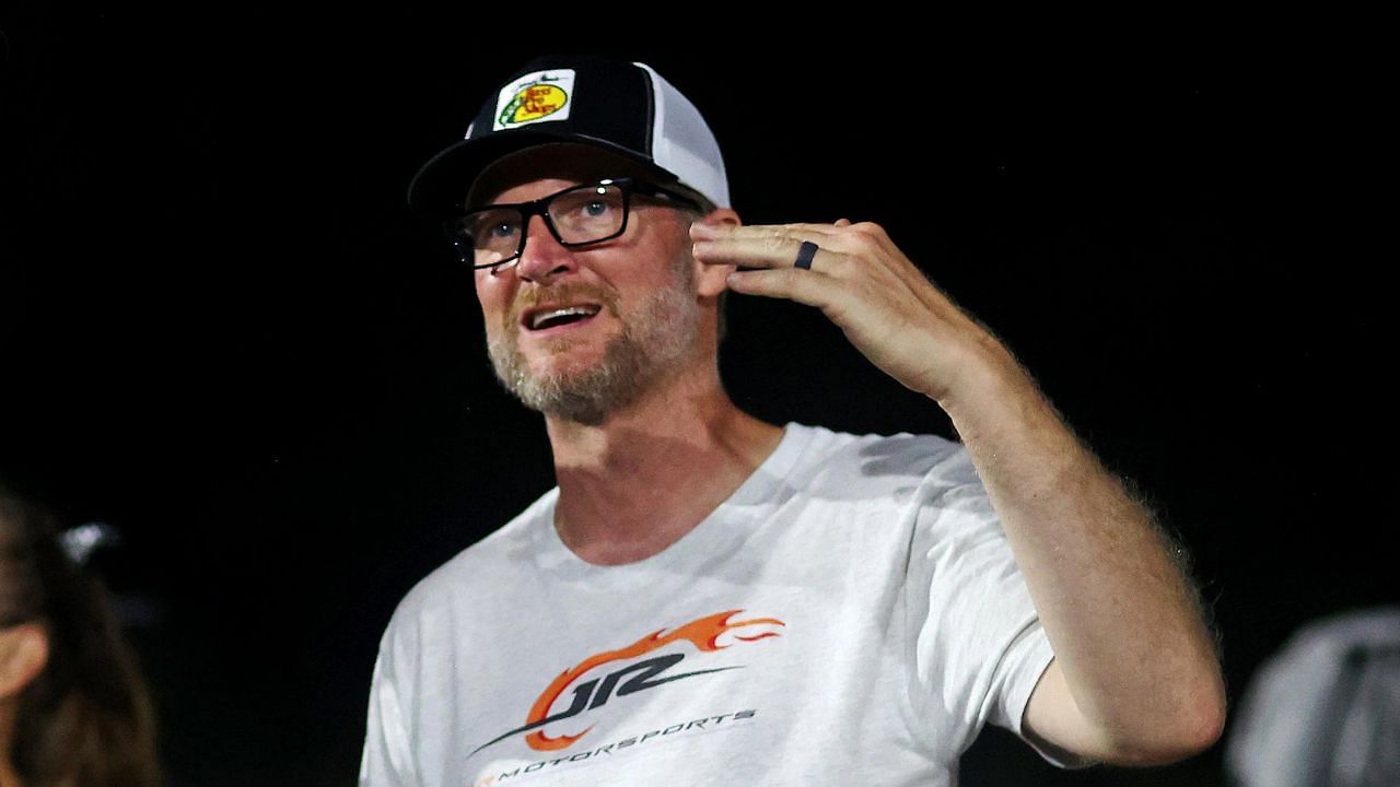 NASCAR Hall of Famer Dale Earnhardt Jr. at Langley Speedway (Source: Imagn)