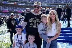 Freddie Freeman's wife Chelsea shares Thanksgiving gratitude for "good health", turns heads in coordinated attire with Dodgers star & sons