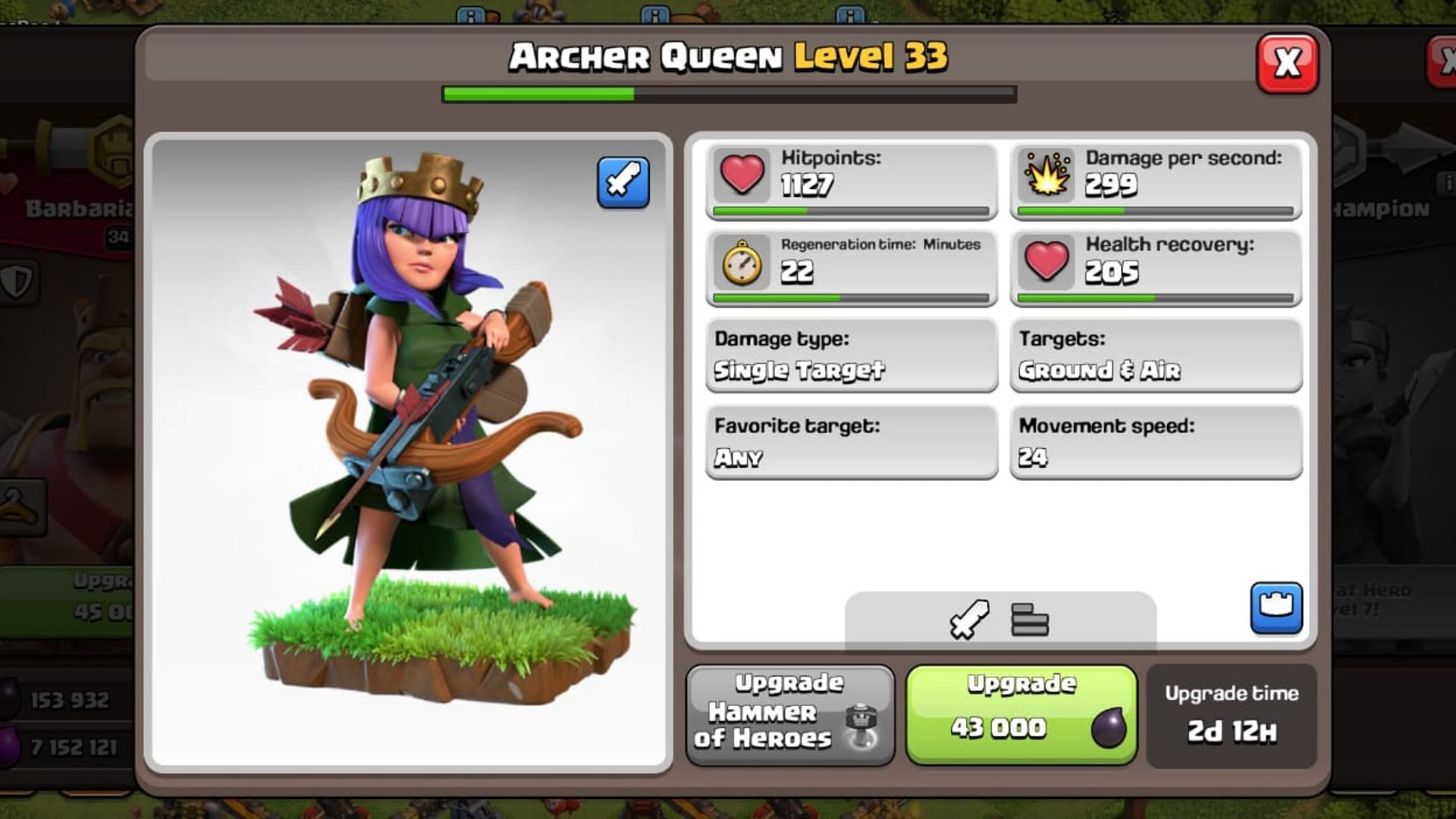 The Archer Queen (Image via Supercell)