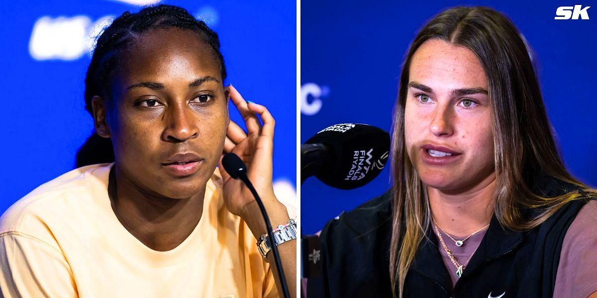 Coco Gauff (L) and Aryna Sabalenka (R) (Image Source: Getty)