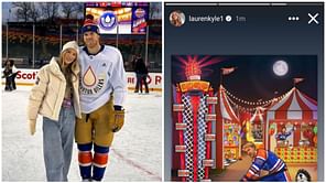 Connor McDavid’s 1000-point milestone elicits heartfelt reaction from wife Lauren Kyle