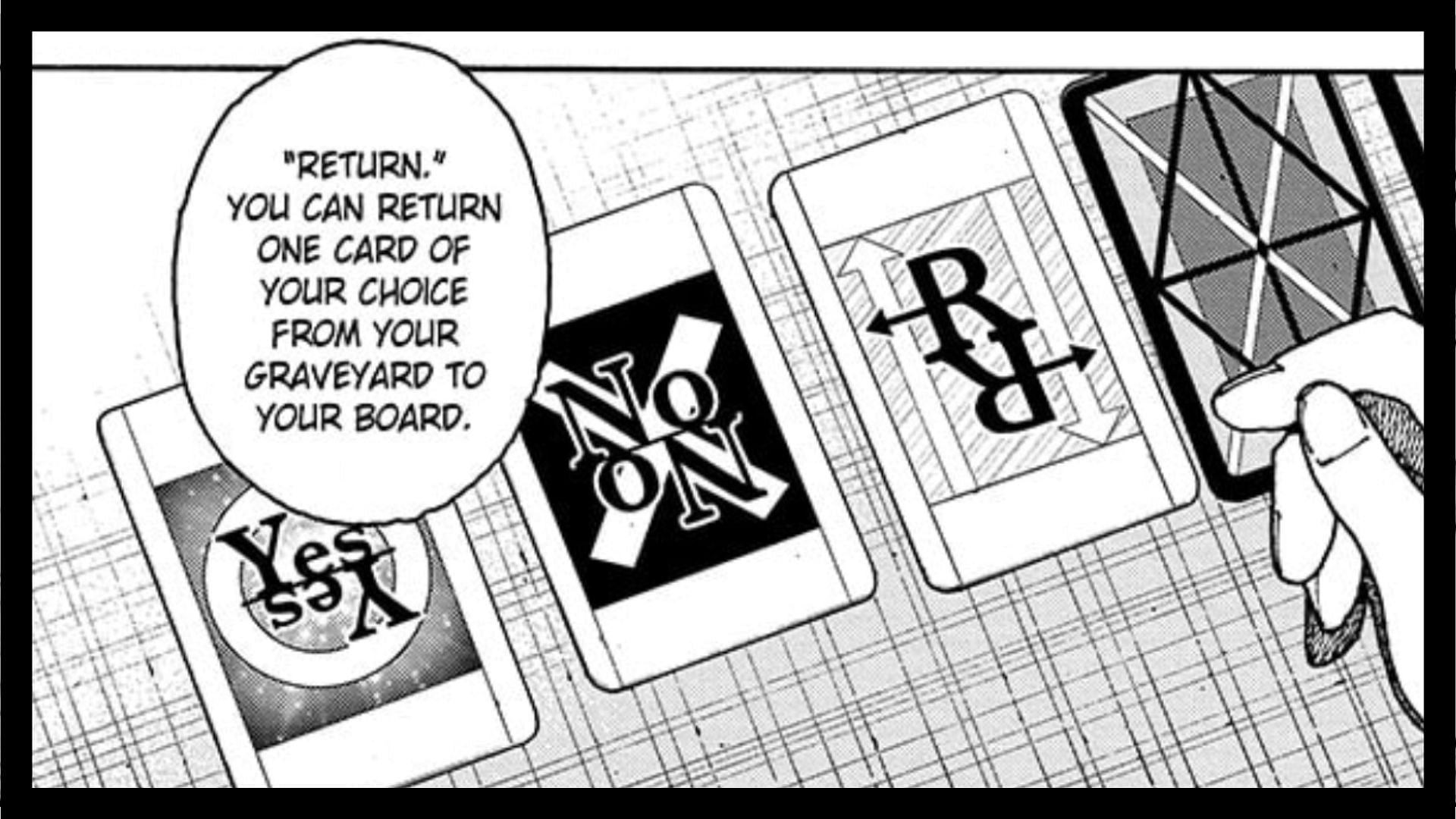 The Return card will save Borksen as per Hunter x Hunter chapter 409 spoilers (Image via Shueisha/Togashi)