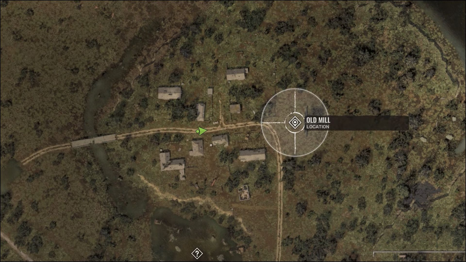 Map location for Old Mill in Stalker 2 (Image via GSC Game World)