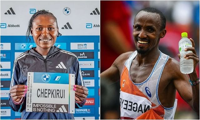 Sheila Chepkirui and Abdi Nageeye win elite races at New York City Marathon 2024. PHOTO: Both from Getty Images