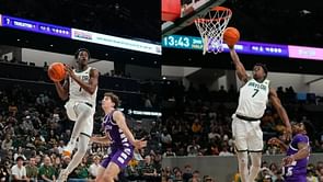 "I can't lay up the ball": VJ Edgecombe jokes about his athleticism as Baylor destroys Tarleton