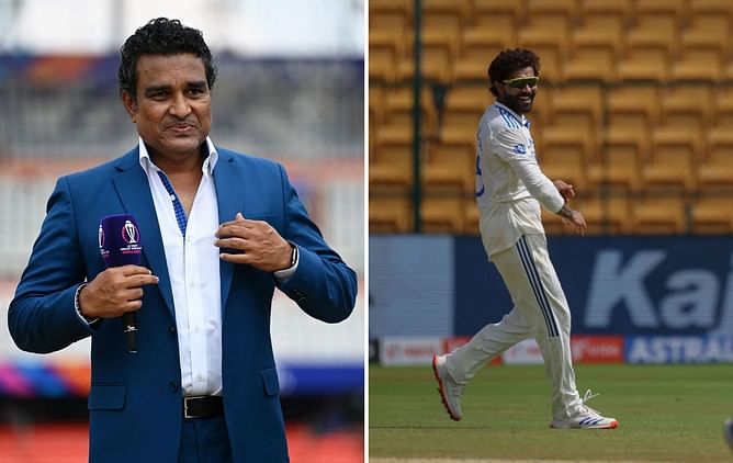 "Over the moon for my favorite cricketer" - Sanjay Manjrekar hails Ravindra Jadeja for five-wicket haul on Day 1 of 3rd IND vs NZ Test 2024