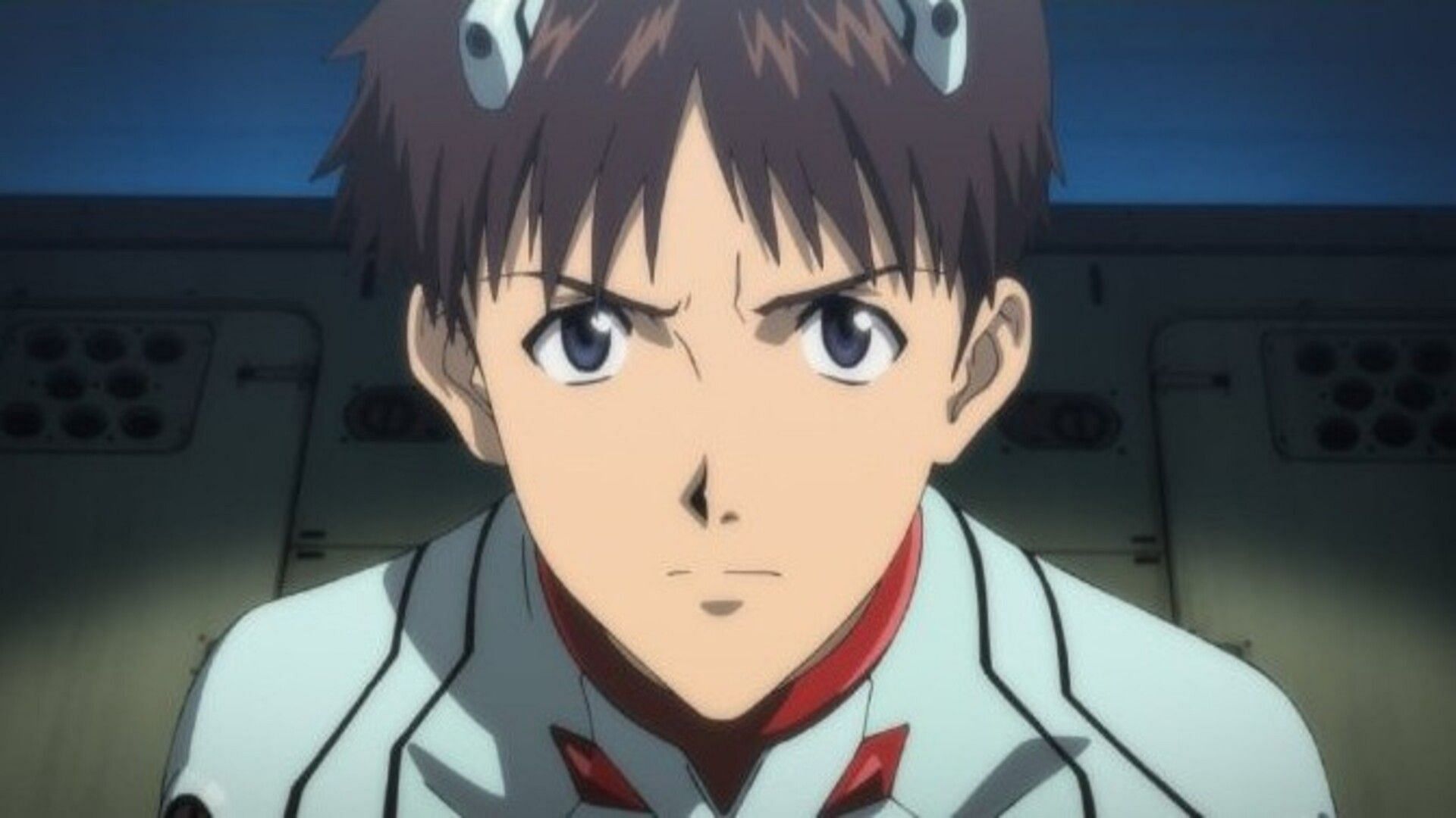 Shinji Ikari as seen in the anime (Image via Gainax)