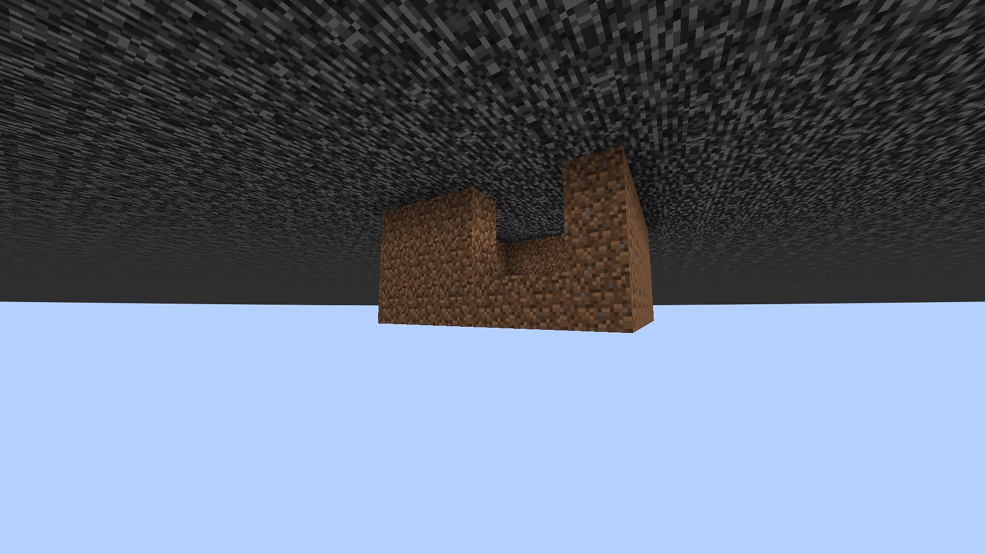 There is a method to build under the bedrock layer in Minecraft (Image via Mojang Studios)