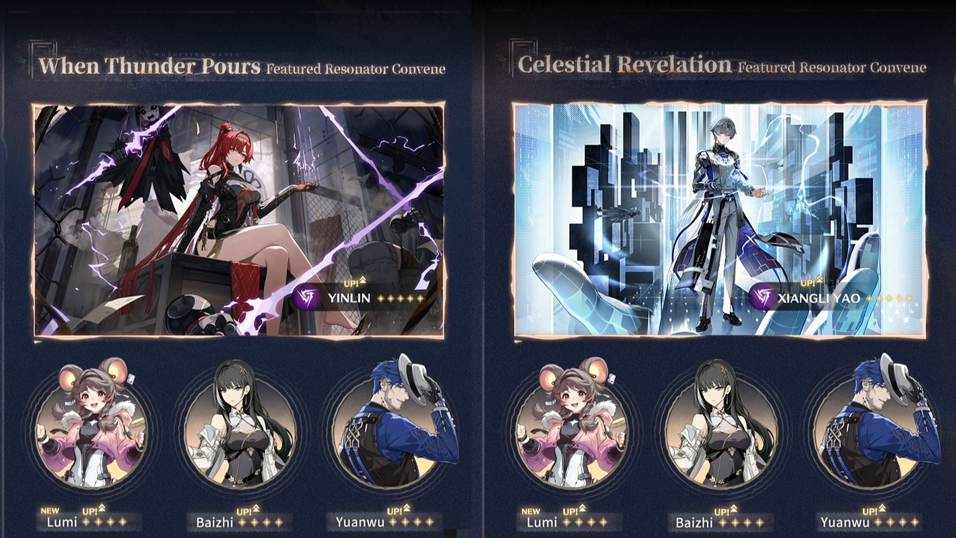 Version 1.4 Phase II character banners (Image via Kuro Games)