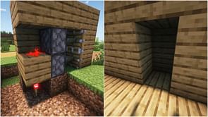 Minecraft: How to make automatic door