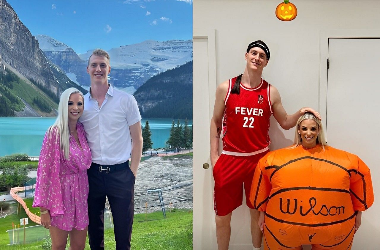 Tyler Myers and wife Michel