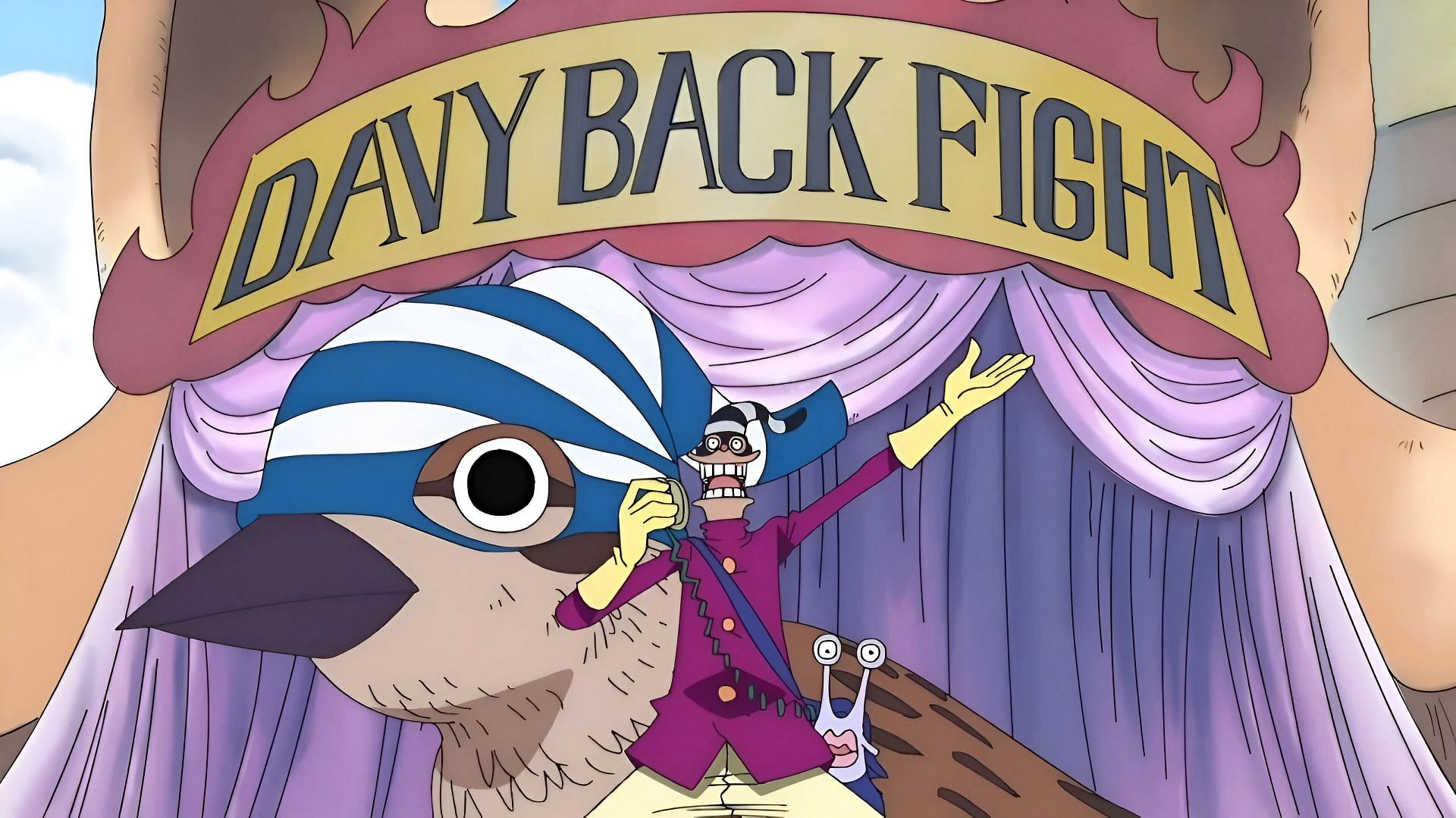 The Davy Back Fight as seen in the anime (Image via Toei Animation)