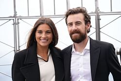 PHOTO: Ryan Blaney poses with fiancée Gianna Tulio at Charles Wesley Godwin concert during NASCAR offseason