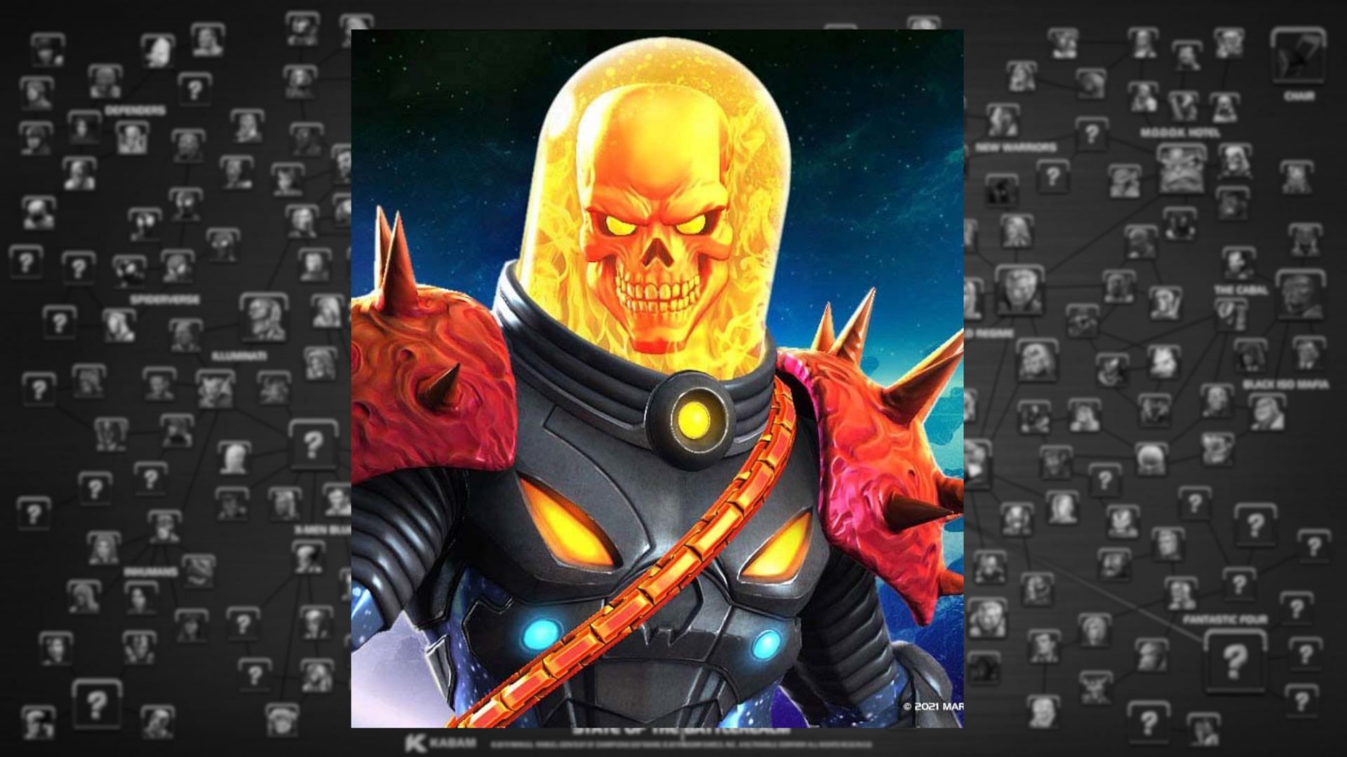 Cosmic Ghost Rider is among the highest damage-dealing cosmic 5-star characters in Marvel Contest of Champions (Image via Kabam Games, Inc.)