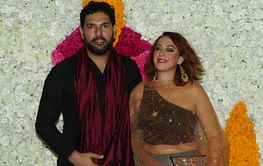 "8 years of love, laughter and making memories with you!" - Yuvraj Singh pens anniversary wish to wife Hazel Keech