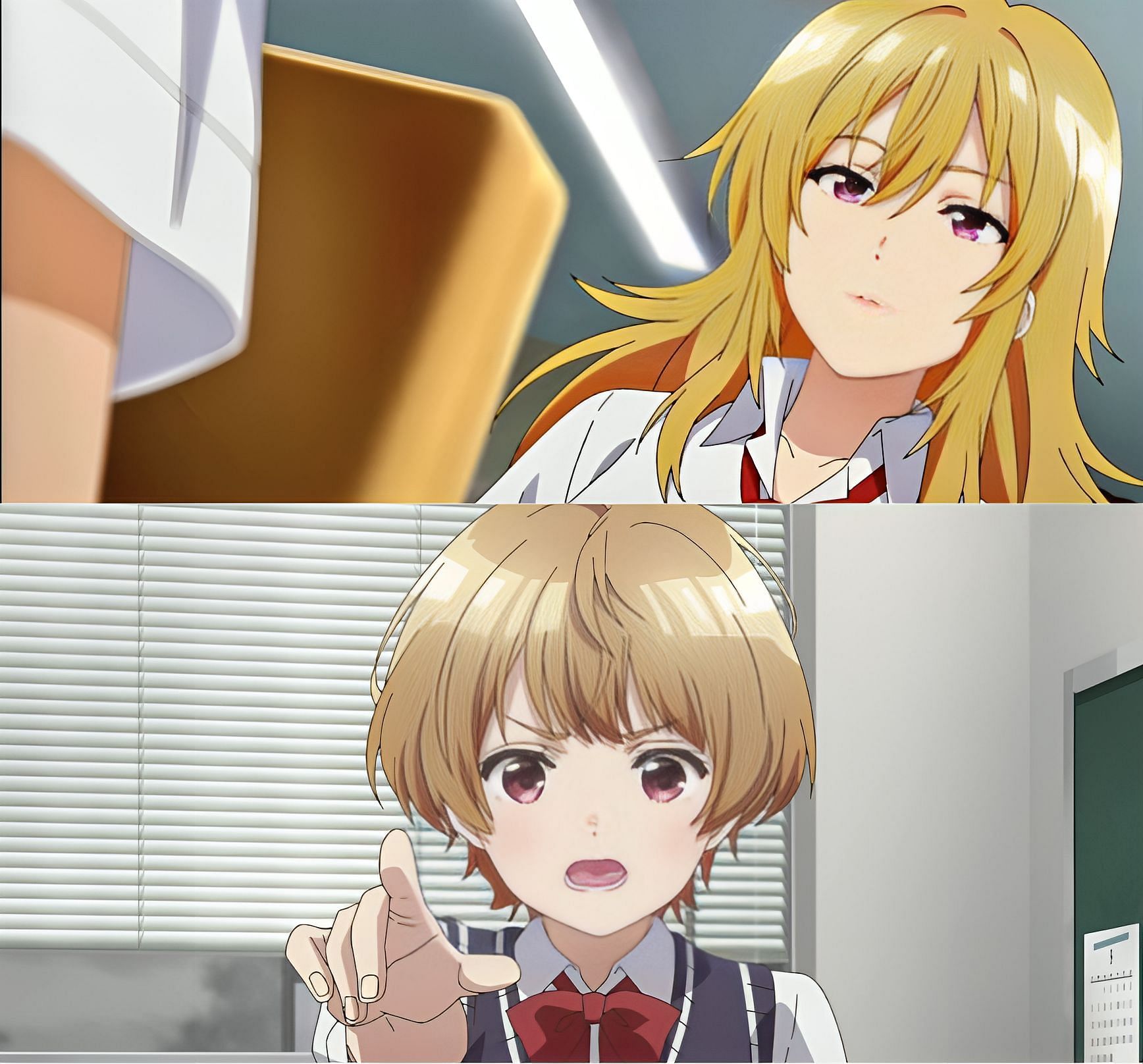 Two high school anime characters who need to go together (Image via Project No. 9).