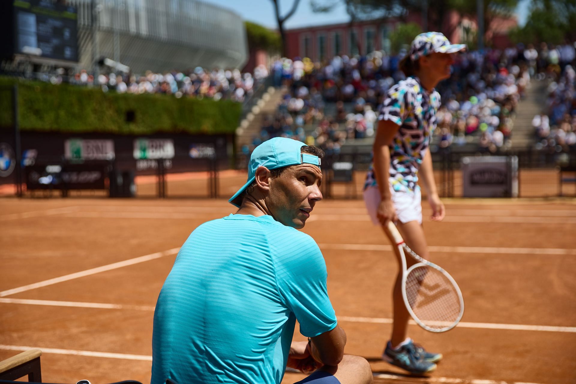 Iga Swiatek and Nadal Trained together in 2022 (Image Source: Getty)