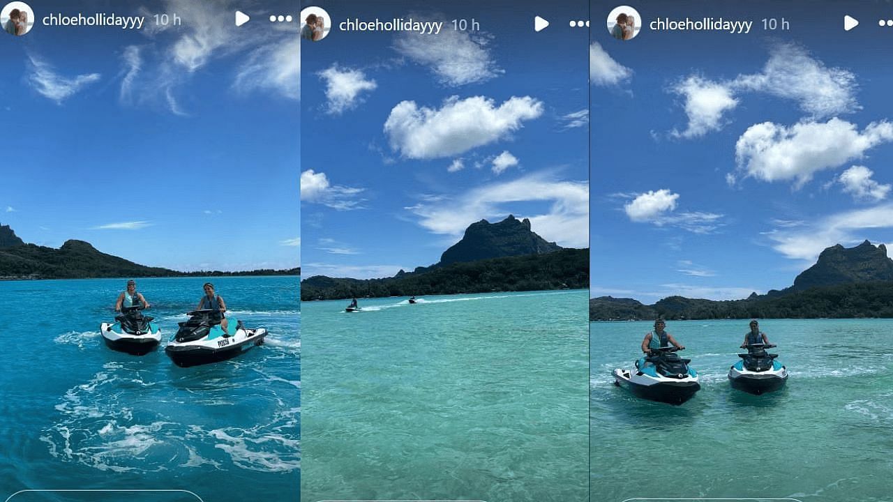 Screenshots of Chloe Holliday&#039;s Instagram Story (Images from - Instagram.com/@chloehollidayyy IG Stories)