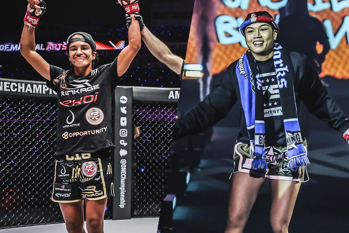 Anissa Meksen and Jackie Buntan - Photo by ONE Championship