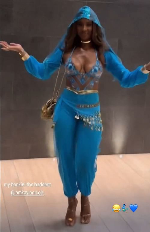 Kayla Nicole's Aladdin-inspired costume