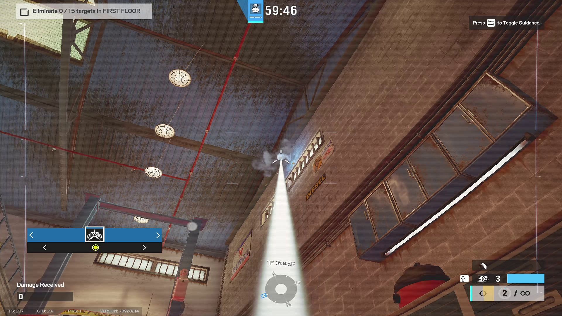 Using a Shock Drone in Rainbow Six Siege (Image via Ubisoft)