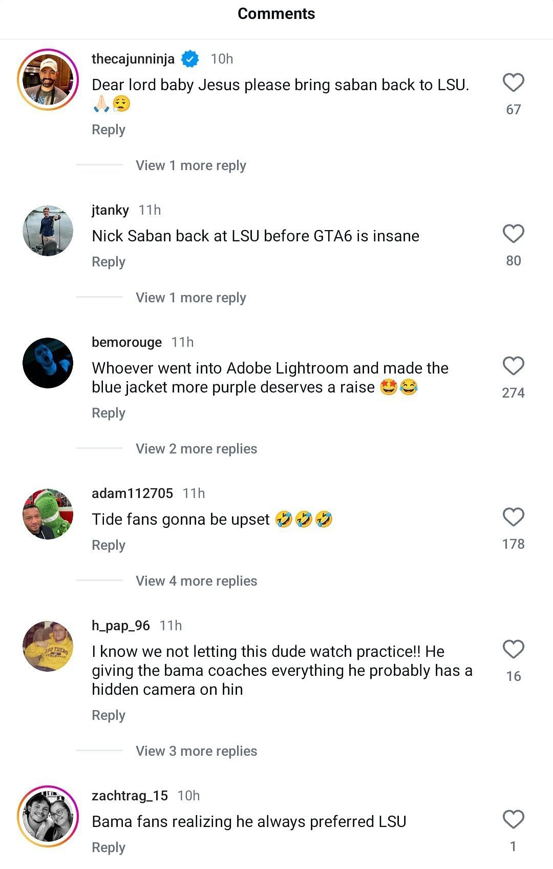 LSU&#039;s IG comments