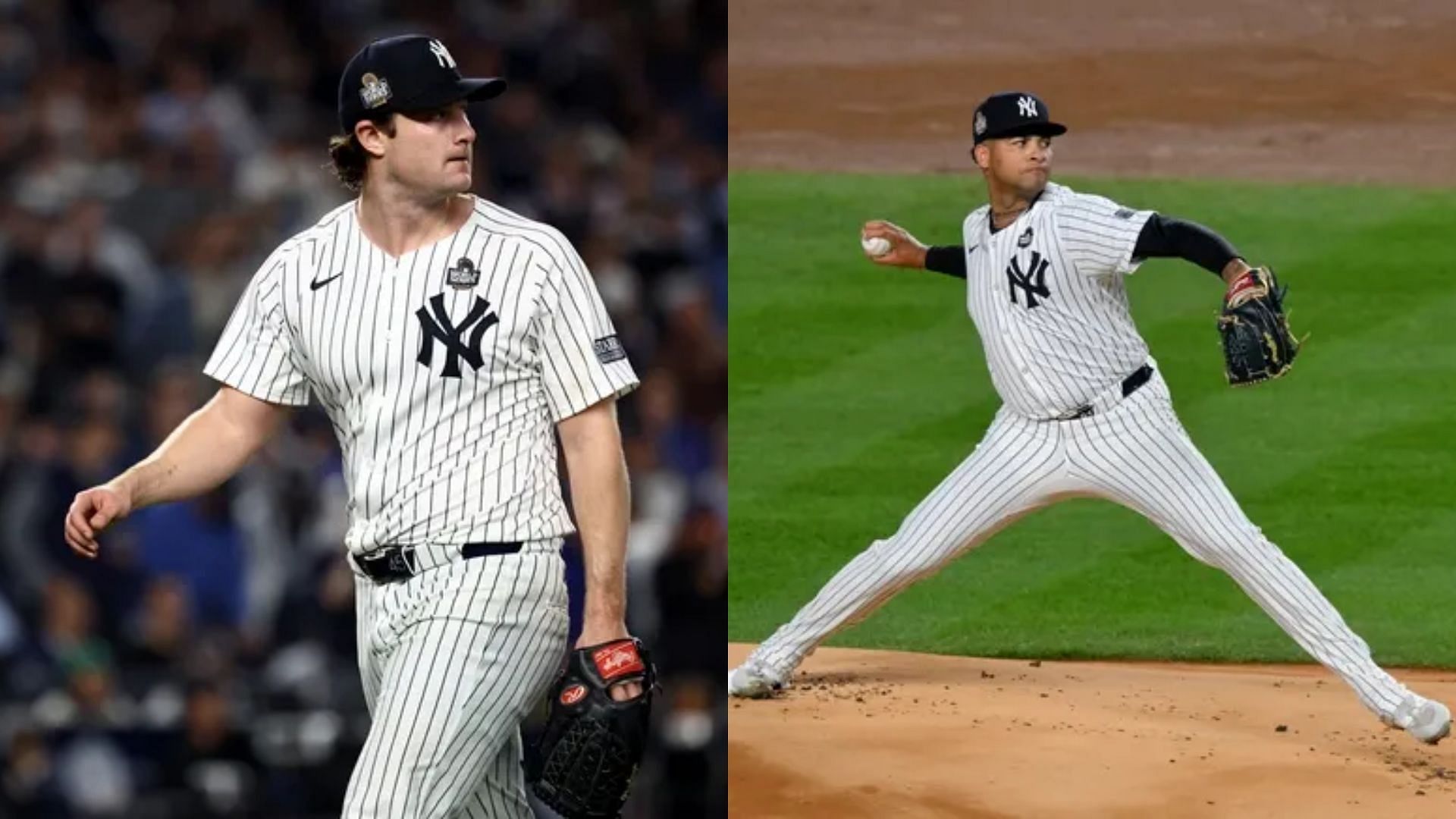 New York Yankees Pitchers Gerrit Cole &amp; Luis Giil