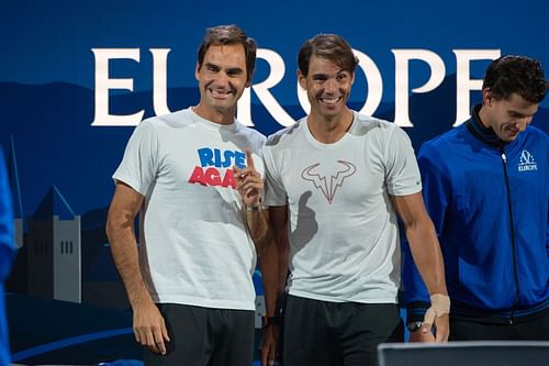 The duo pictured at Laver Cup 2019 - Image Source: Getty