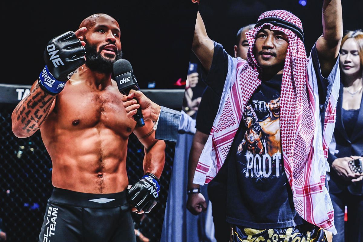 Demetrious Johnson (left) and Rodtang (right). [Photos from ONE Championship]