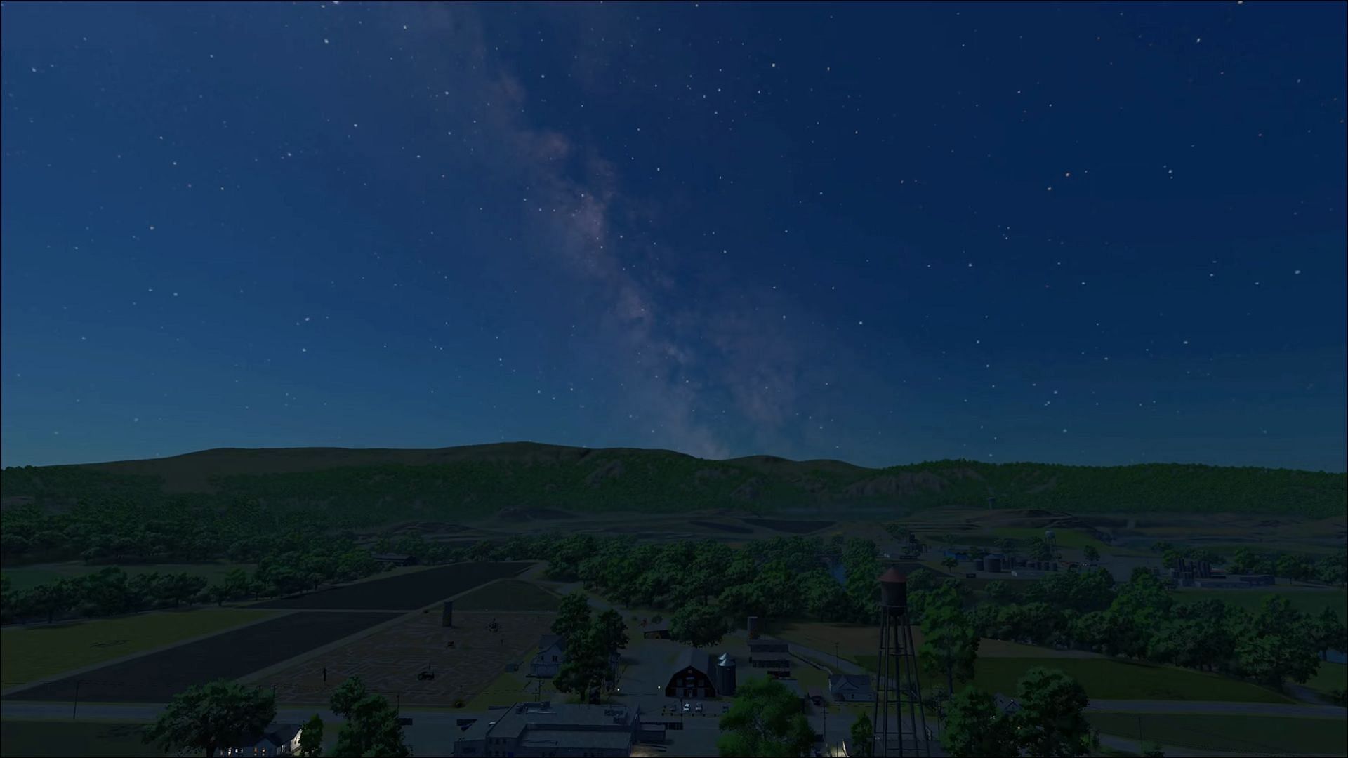 Time-lapse of Milky Way in FS25 (Image via Giants Software)