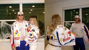 "Shake and bake!": Wayne Gretzky's daughter Emma's PG-flash for boyfriend Stone Eby in Halloween recreation of Talladega Nights scene