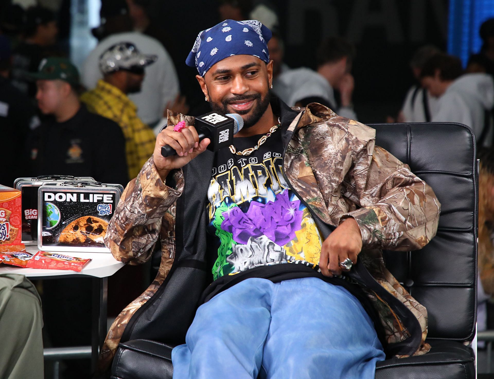 Big Sean speaks onstage during ComplexCon 2024 (Image via Getty)