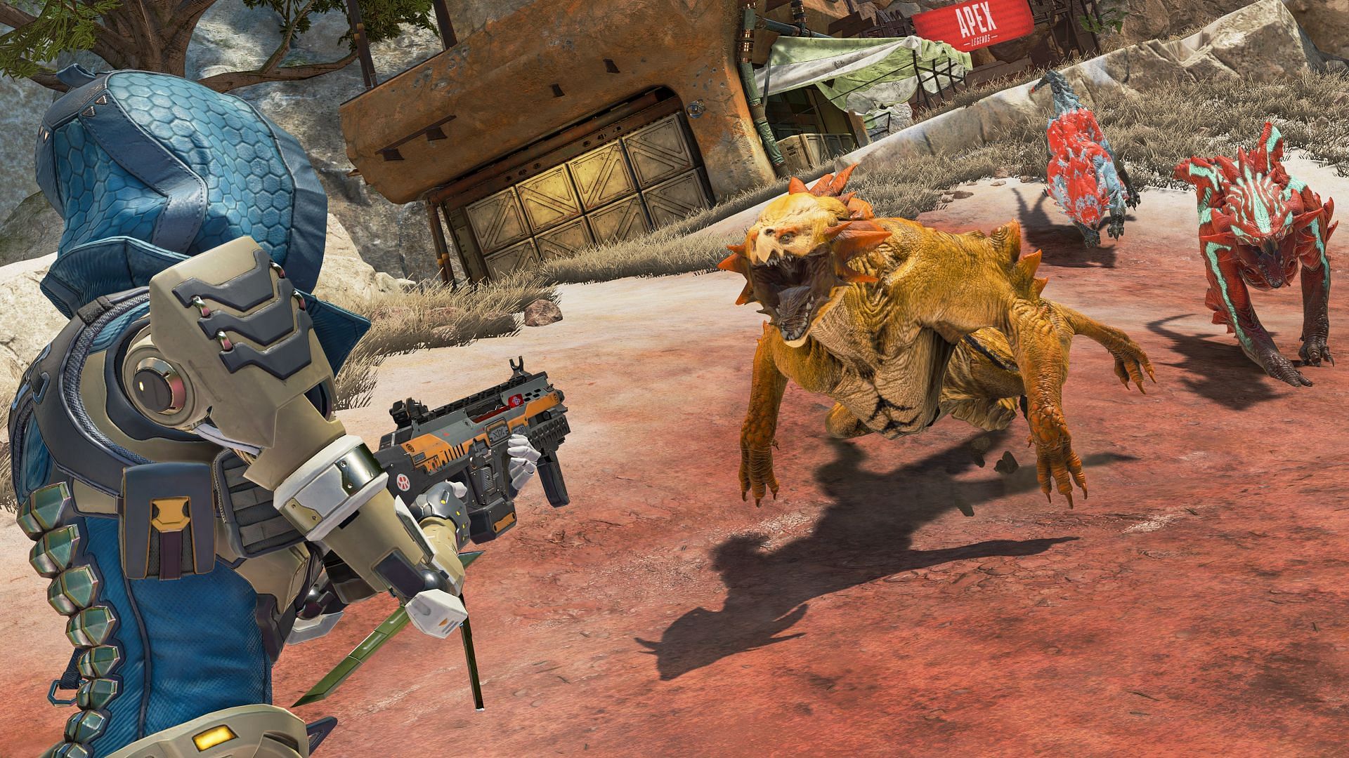 Fighting Prowlers in Apex Legends (Image via EA)