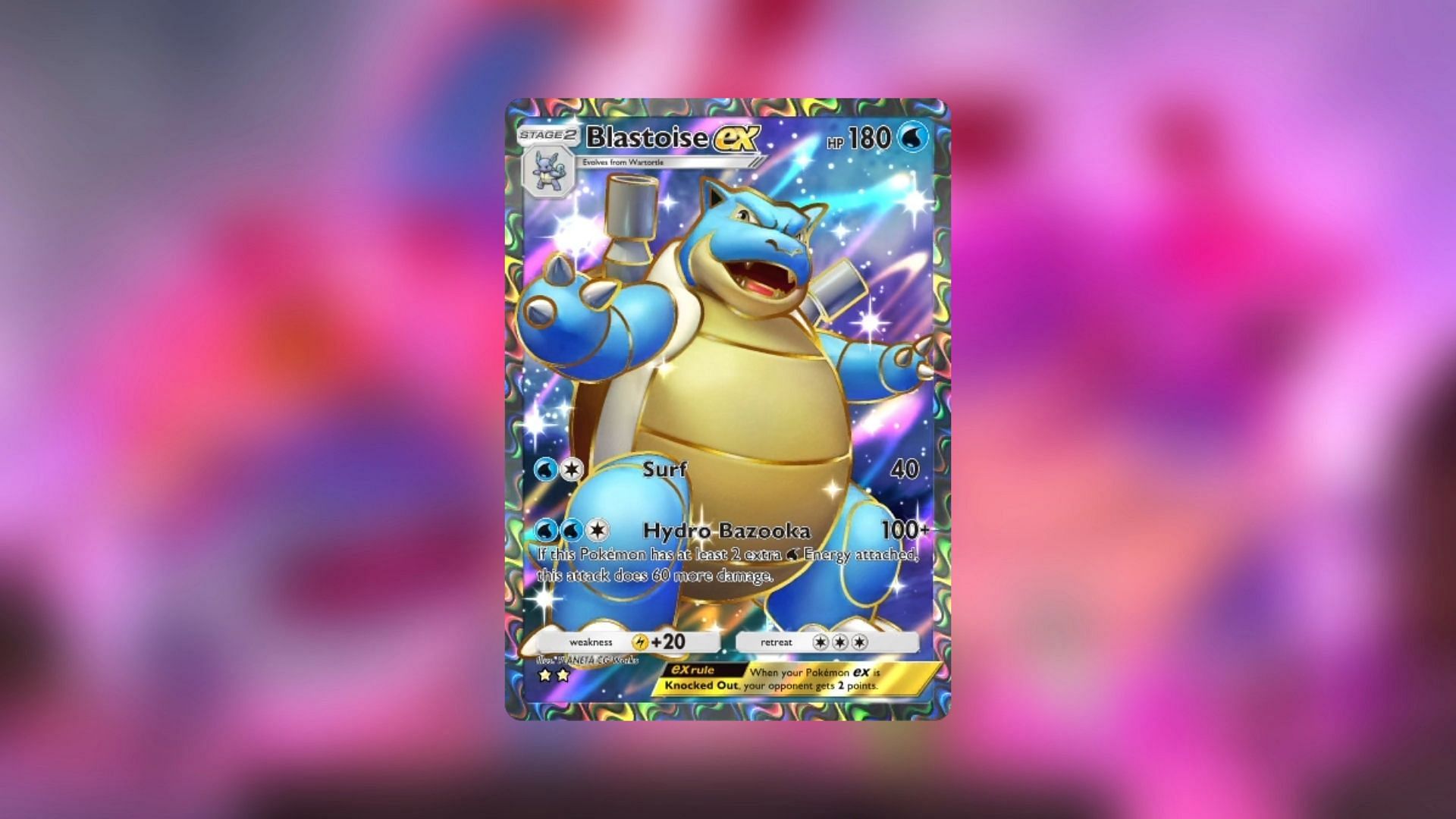 Blastoise ex decks are the best counter (Image via TPC)