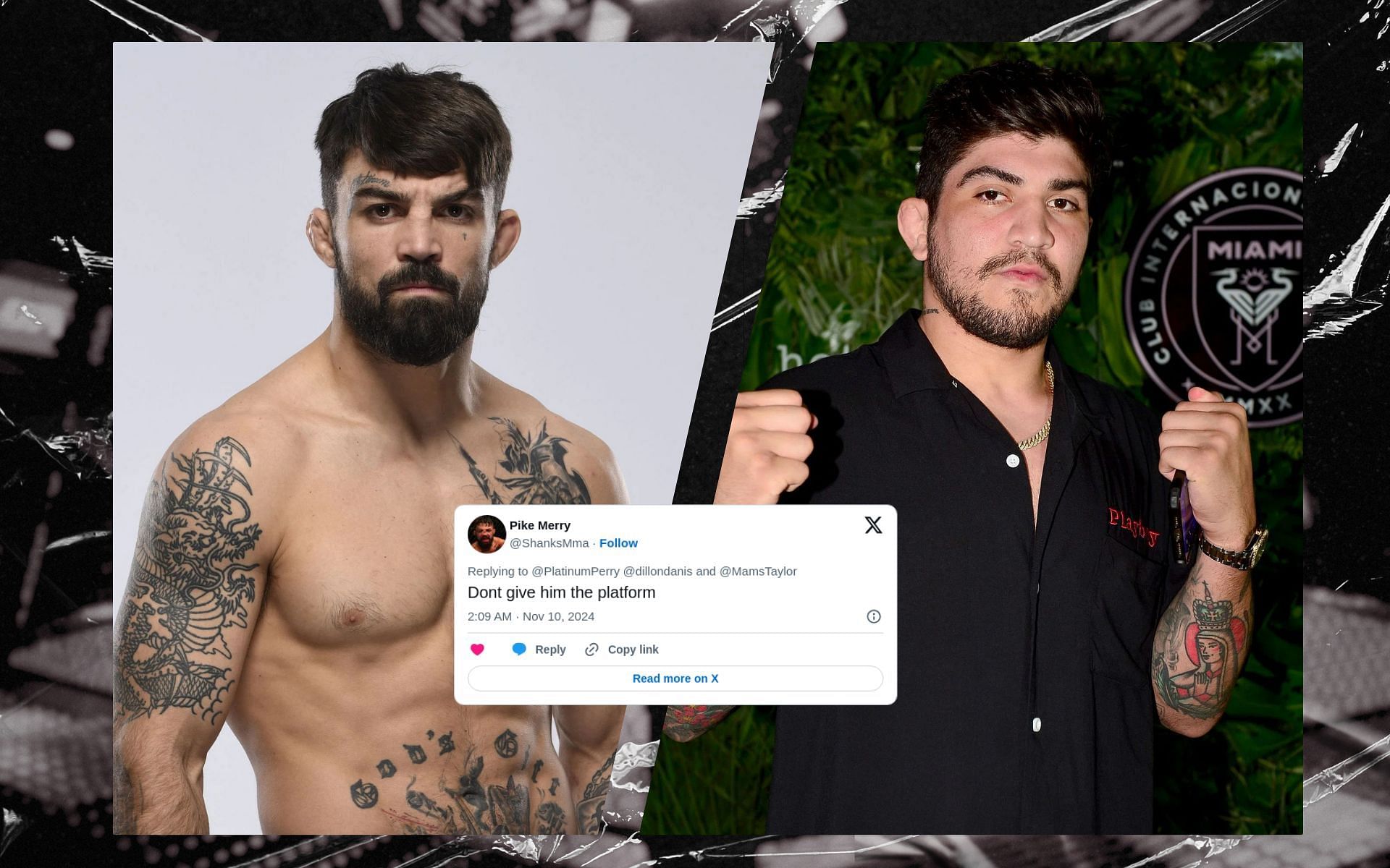 Fans react to Mike Perry