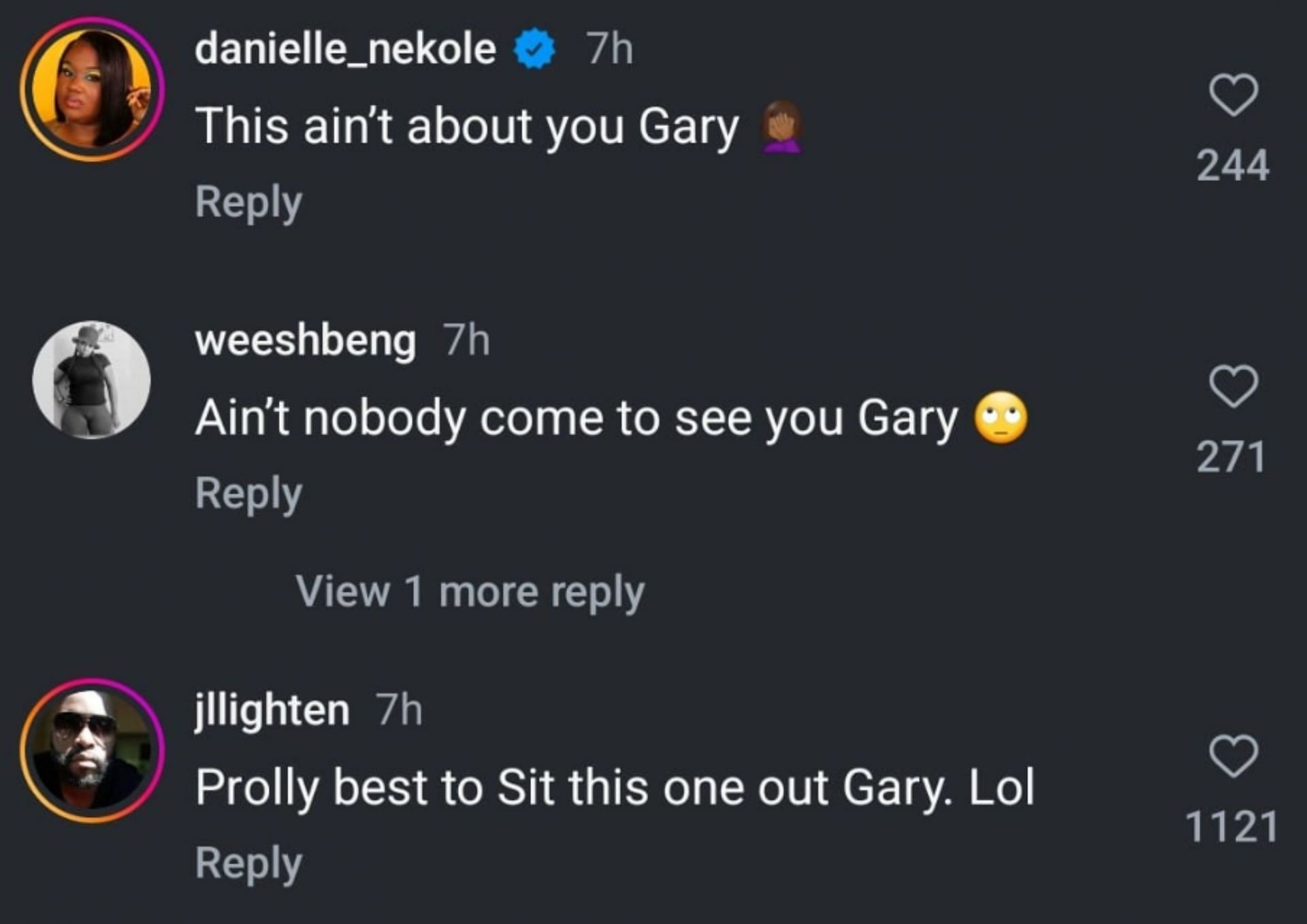 Netizens react to Gary Owen’s tweets (Image via Instagram)