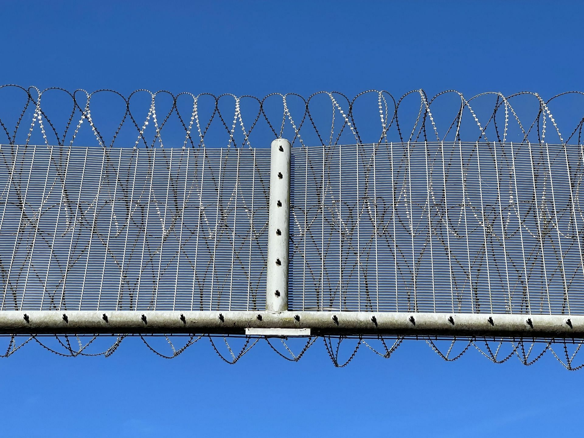 Barbed wire around HM Prison Shepton Mallet (Image via Getty)