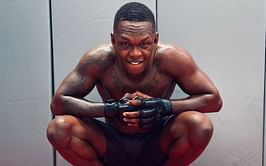 Photos and videos: Israel Adesanya spars, attends wedding, embraces 'Chill Guy' meme during visit to Colombia