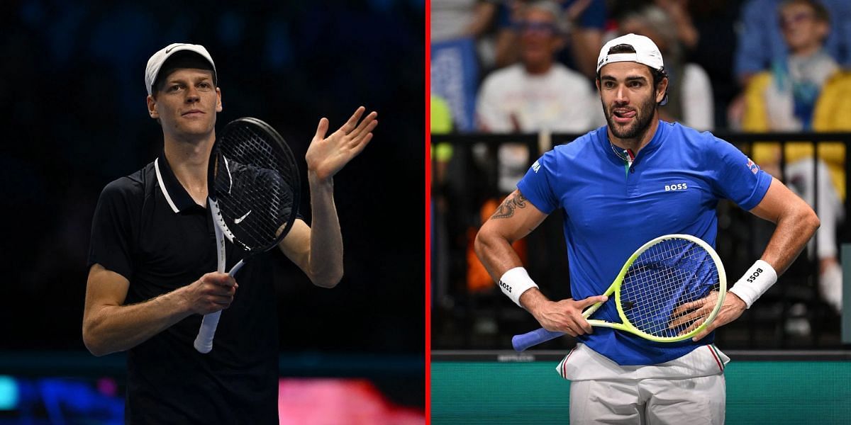 Jannik Sinner (L) Matteo Berrettini (R) | GETTY