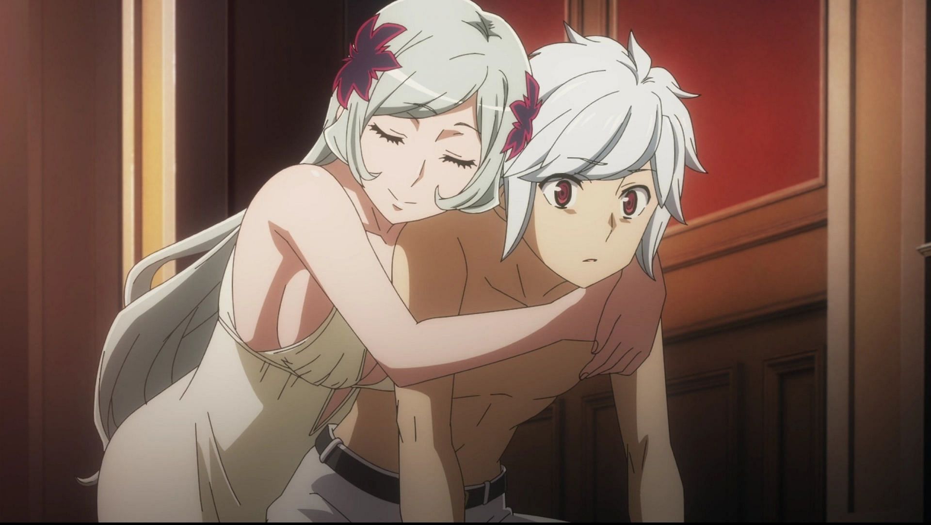 Freya hugs Bell (Image via J.C.Staff)