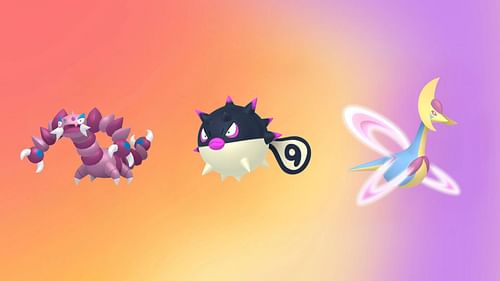 Drapion, Hisuian Qwilfish, and Cresselia (Image via TPC)