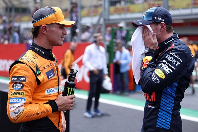 "Max Verstappen drove well, he got a bit lucky": Lando Norris makes his thoughts clear after a disappointing F1 Brazilian GP