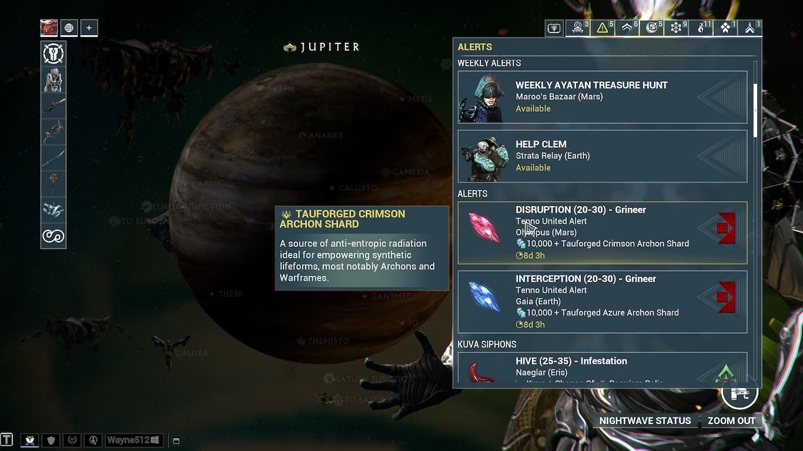 They can be accessed from the Alert panel as usual (Image via Digital Extremes)